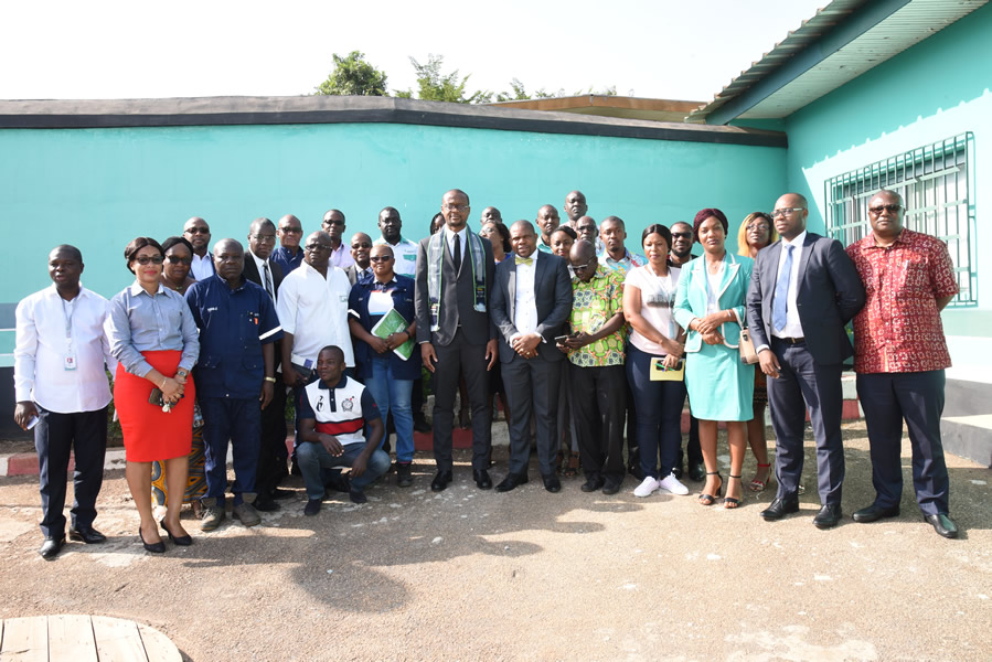 La Direction Général SODECI visite la Direction Assainissement- Mercredi 10 avril 2019